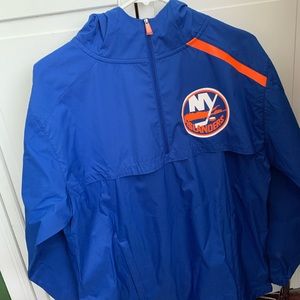 NY Islanders authentic lockeroom 1/4 zip
